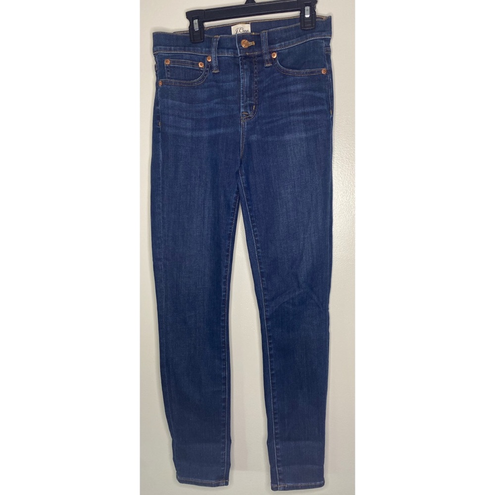 J. Crew 9 inch High-Rise Toothpick Jeans